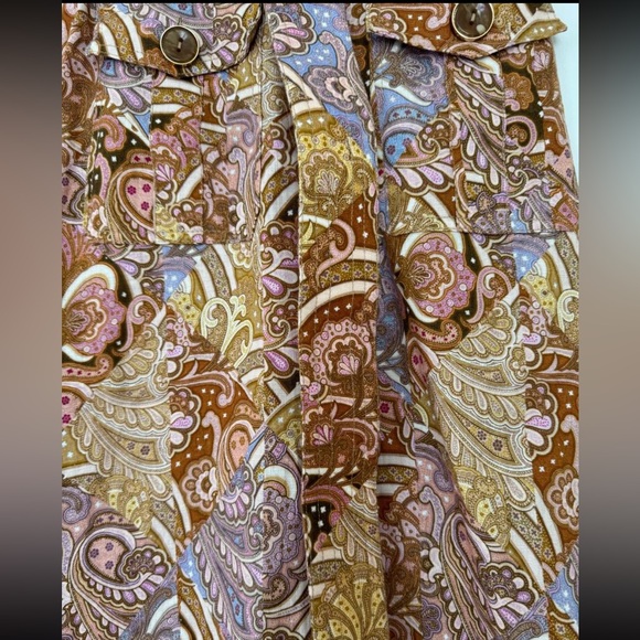 ZIMMERMANN PAISLEY LINEN MIDI SKIRT NWT - Picture 9 of 9